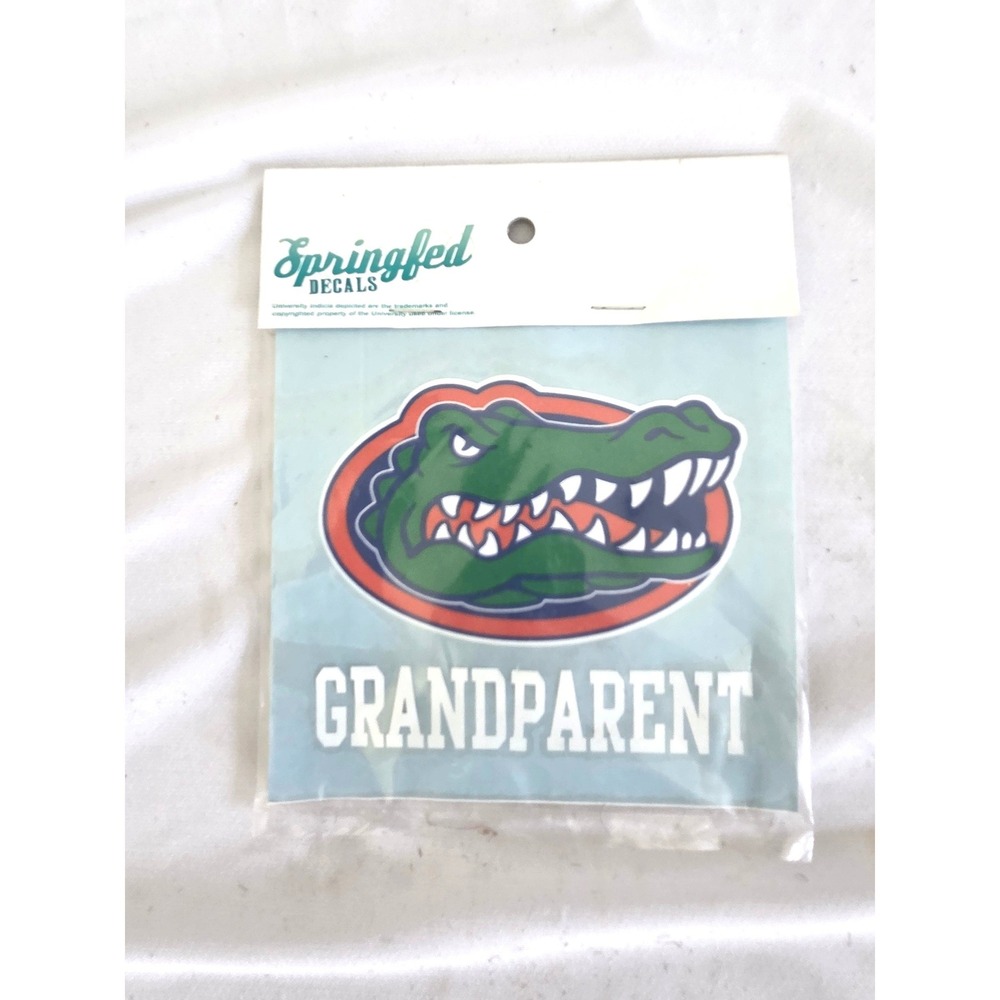 Florida Gators Grandparent Window Decal UF Albert Mascot Logo